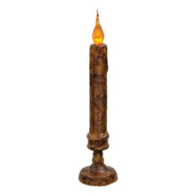Load image into Gallery viewer, Burnt Mustard Twisty Candle Stick 10"