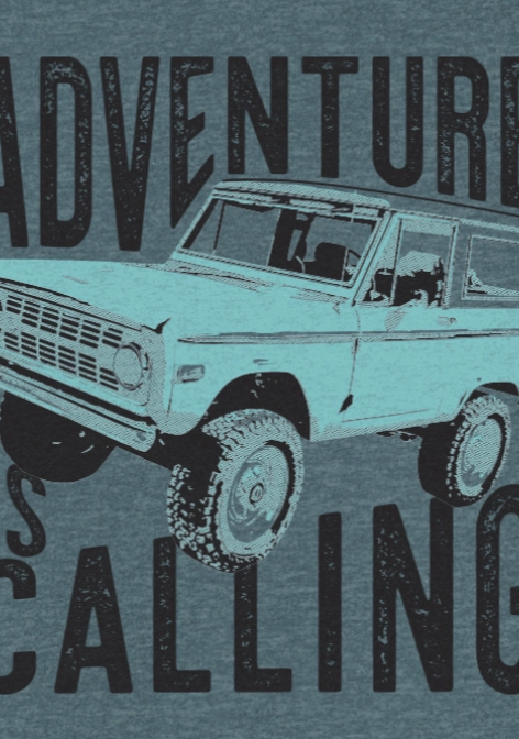 Adventure is Calling Bronco Tee