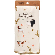 Load image into Gallery viewer, Primitives by Kathy - Love Of Goats Kitchen Towel