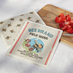 Primitives by Kathy - Bee Brand Swedish Dishcloth Set