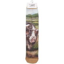 Load image into Gallery viewer, Primitives by Kathy - Kune Kune Pig Socks