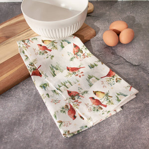 Primitives by Kathy - Winter Cardinals Kitchen Towel