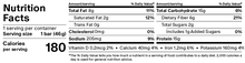 Load image into Gallery viewer, Nutrition facts label for a bar product with detailed calorie and ingredient information.