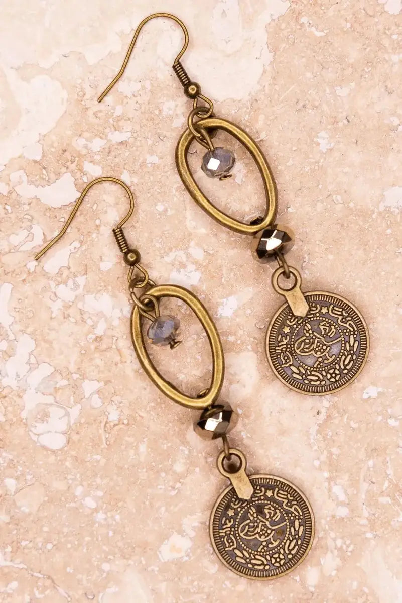 Dylan Designs - Molly Coin Earrings