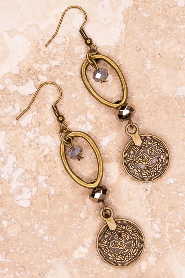 Dylan Designs - Molly Coin Earrings