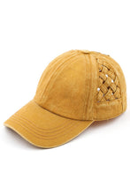 Load image into Gallery viewer, CC Woven Criss Cross Pony Cap
