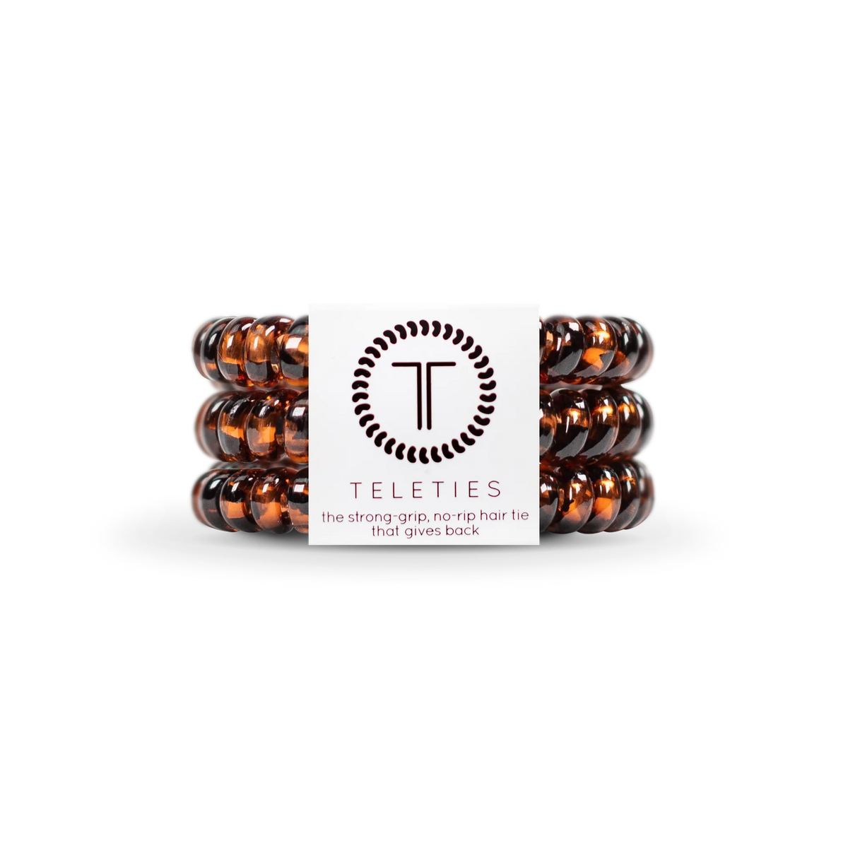 TELETIES - Tortoise - Small Spiral Hair Coils