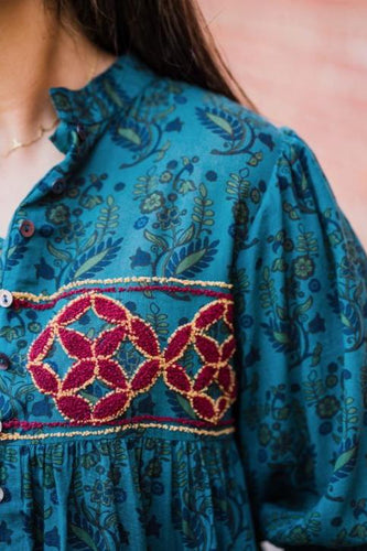 Bertie Embroidered Top