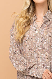 Cheyenne Boho Print Tunic