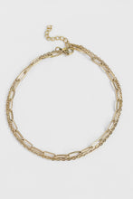 Load image into Gallery viewer, Gold chain necklace on a white background