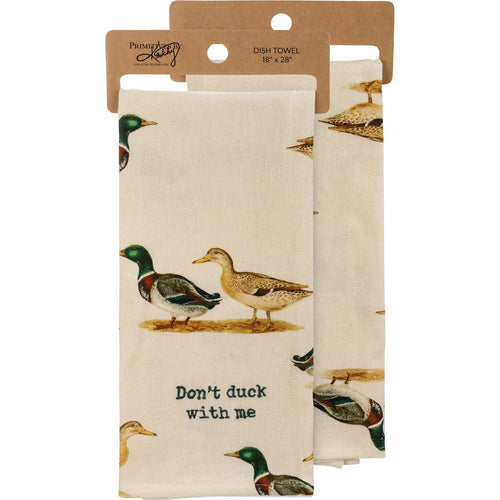 Primitives by Kathy - Don't Duck With Me Kitchen Towel