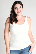 Load image into Gallery viewer, NIKIBIKI Plus Size Tank Top Ivory