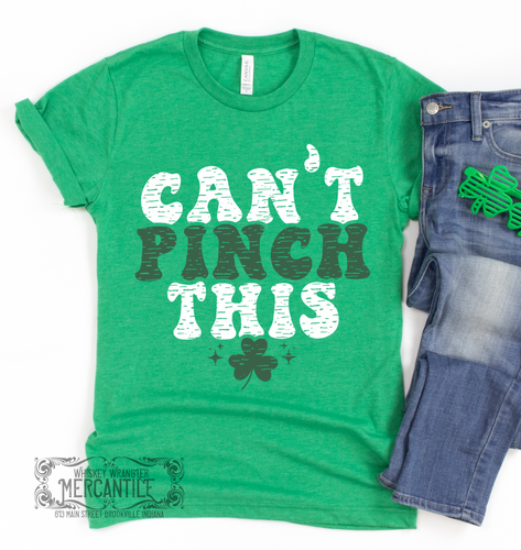 Can't Pinch This Tee Green
