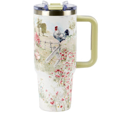 Load image into Gallery viewer, Primitives by Kathy - Roosters Travel Mug