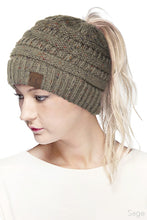 Load image into Gallery viewer, CC Confetti Messy Bun Beanie
