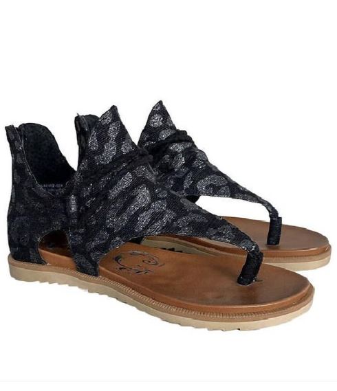 VERY G Corey Sandal Black Leopard