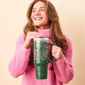 Take Me Everywhere 40 oz Tumbler-Jolly Sprig Green