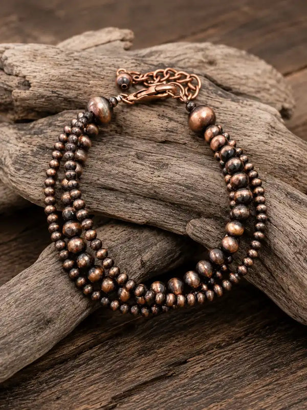 Copper Canyon Three-Strand Bracelet
