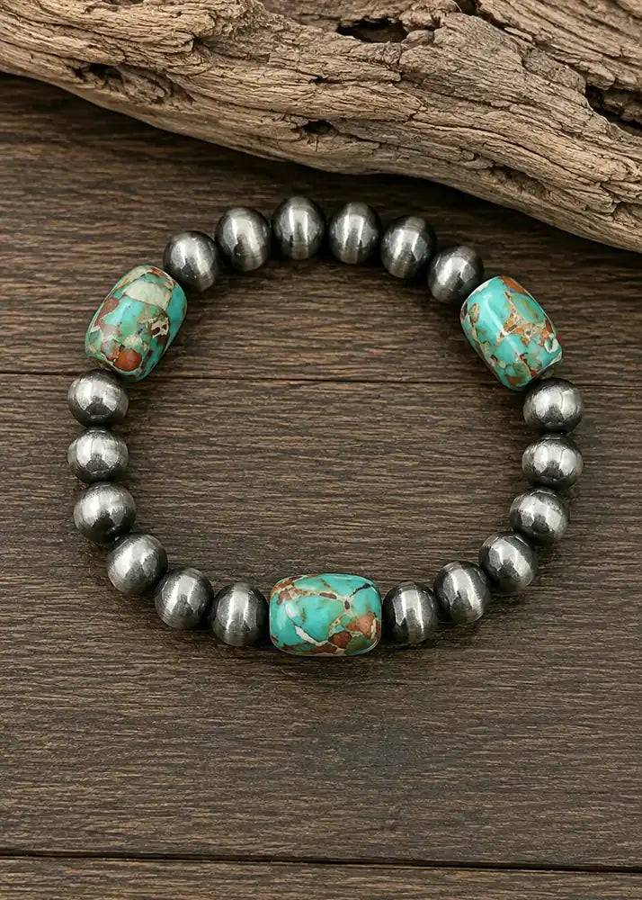 Sagebrush Stone Stretch Bracelet