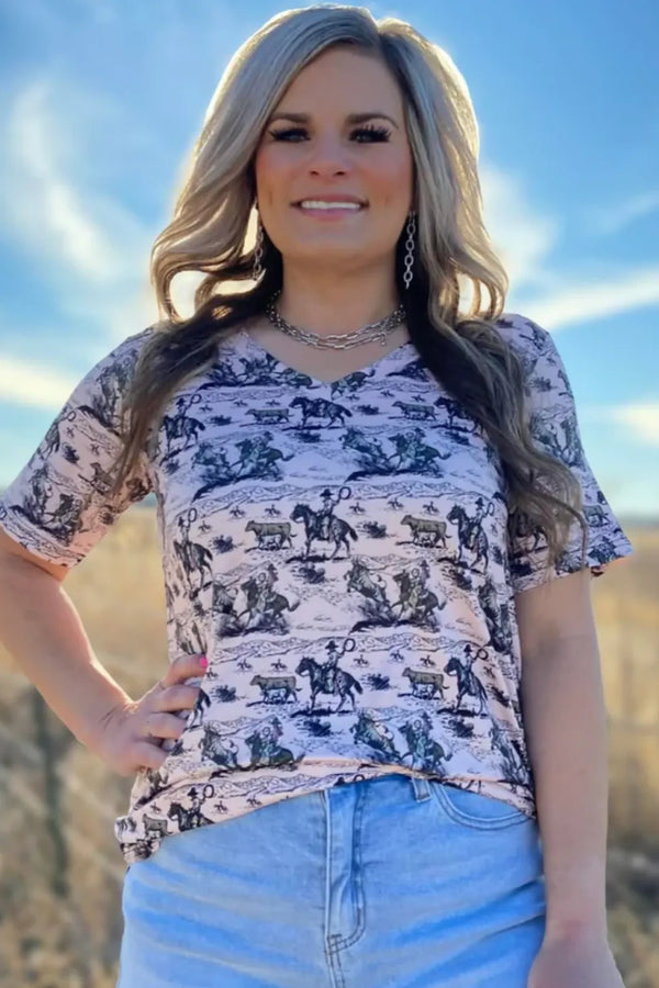 Day Workin Top - Blush