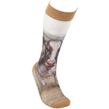 Load image into Gallery viewer, Primitives by Kathy - Dairy Cows Socks