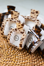 Load image into Gallery viewer, TELETIES - Square Flat Hair Clip | Small | Blonde Tortoise