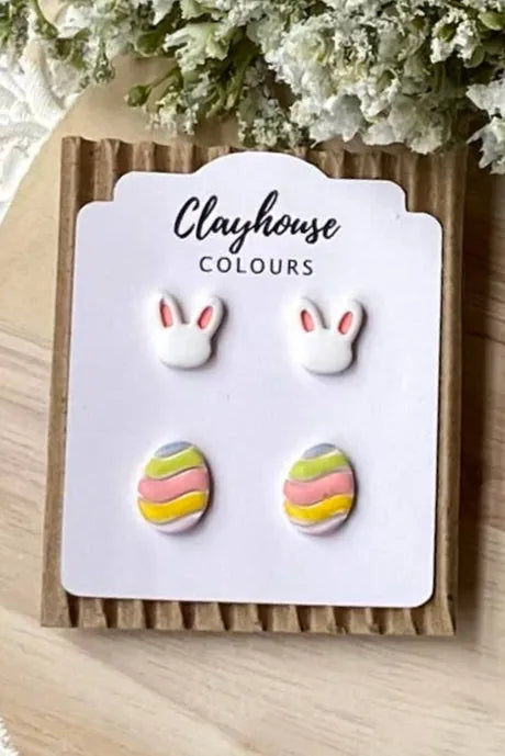 Stud Bunny Ears & Eggs
