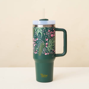 Take Me Everywhere 40 oz Tumbler-Jolly Sprig Green