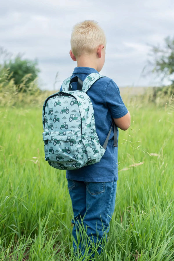 American Farm Company - AFC Green Tractor Backpack: Green / 13" Kids