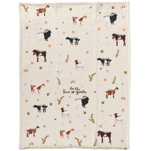 Primitives by Kathy - Love Of Goats Kitchen Towel