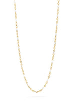 Load image into Gallery viewer, Gold chain necklace on a white background