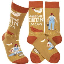 Load image into Gallery viewer, Primitives by Kathy - Awesome Chicken Mom Socks