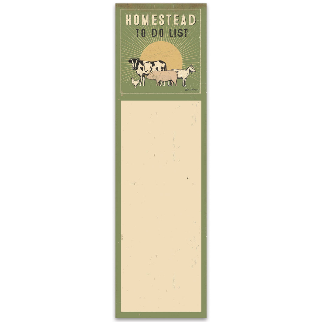 Primitives by Kathy - Homestead To Do List Pad