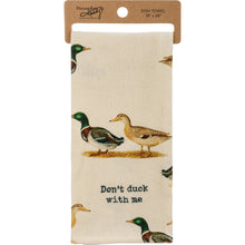 Load image into Gallery viewer, Primitives by Kathy - Don&#39;t Duck With Me Kitchen Towel