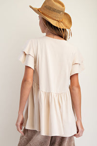 Dusty Rose Petal Top