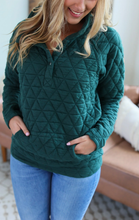 Load image into Gallery viewer, Geometric Button Snap Pullover