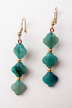 Load image into Gallery viewer, Dylan Designs - Turqouise Clover Earrings