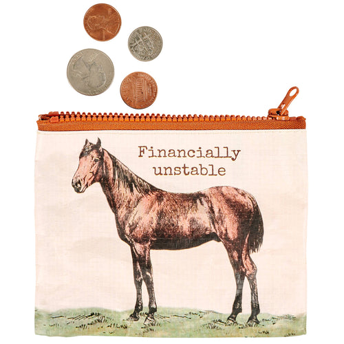 Primitives by Kathy - Financially Unstable Zipper Wallet