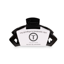Load image into Gallery viewer, TELETIES - Open Jet Black Medium Hair Clip