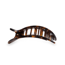 Load image into Gallery viewer, TELETIES - Round Flat Hair Clip | Small | Tortoise