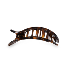 Load image into Gallery viewer, TELETIES - Round Flat Hair Clip | Small | Tortoise