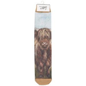 Primitives by Kathy - Highland Cows Socks