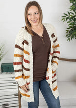 Load image into Gallery viewer, Fall Stripe Cardigan