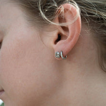 Load image into Gallery viewer, 18K Gold PVD Stainless Steel Knot Stud Earrings: Stainless