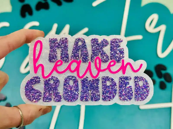 Make Heaven Crowded Car Freshie: Sweet Grace
