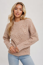 Load image into Gallery viewer, Heart Shape Pom Pom Sweater