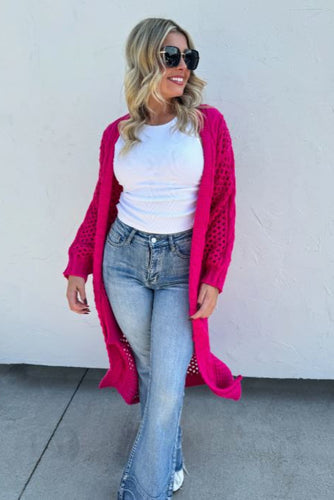 BLAKELEY Kandias Knit Cardigan Pink