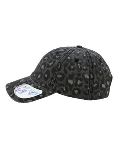 Grey Leopard Hat