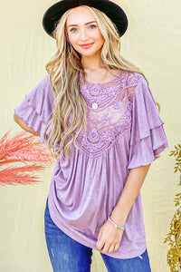Guinevere Lace Detail Top