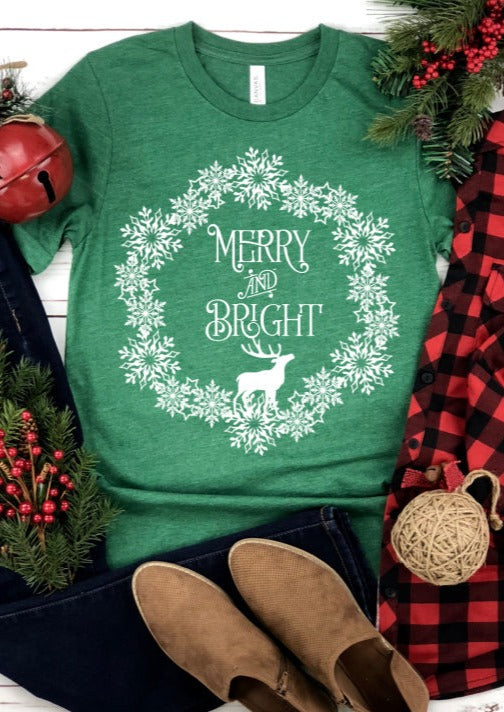 Merry + Bright Crystal Tee